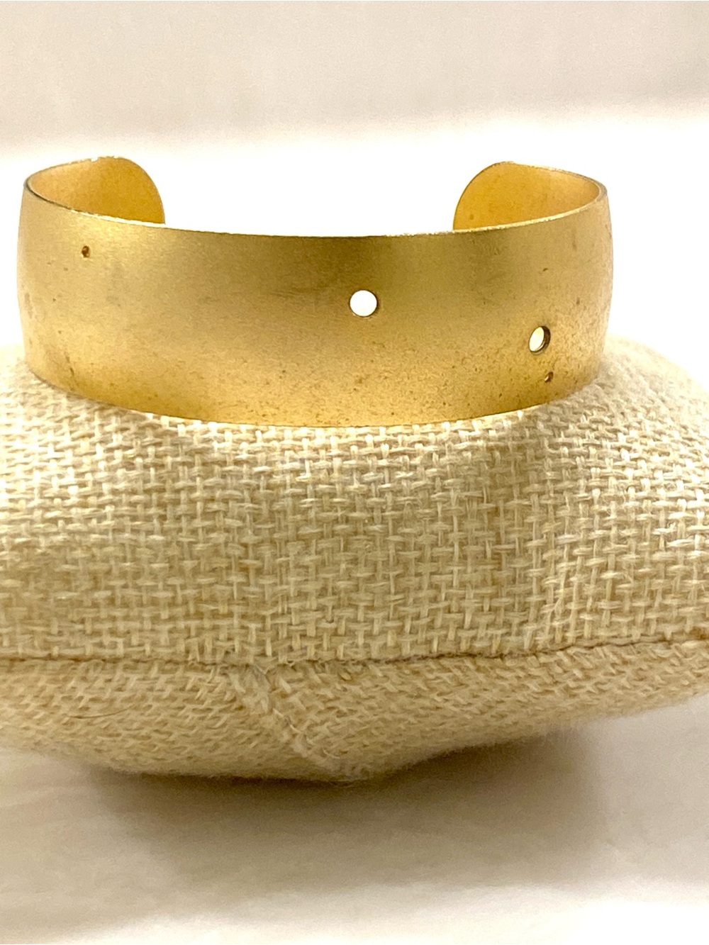 Gold Open Cuff Bracelet - Aries Zodiac Constellation